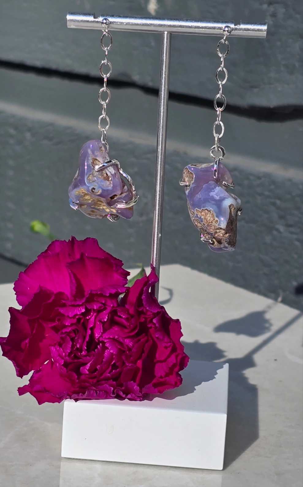Violet Mist Earrings