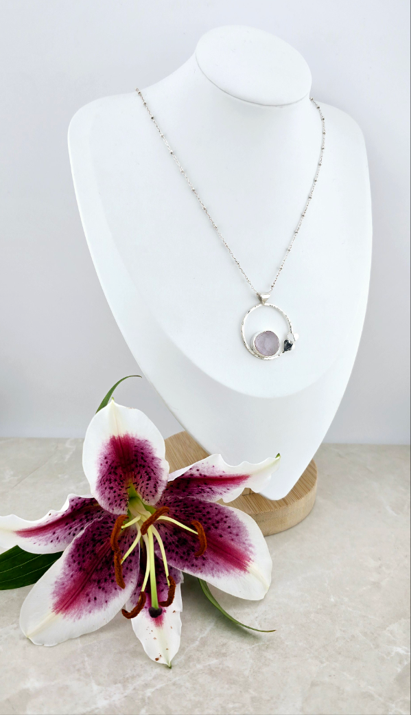 Blush Moon Necklace
