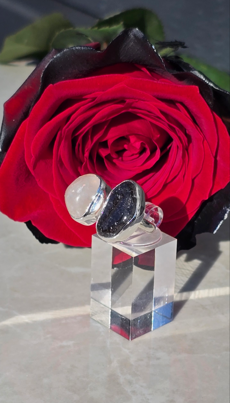 Midnight Rose Ring