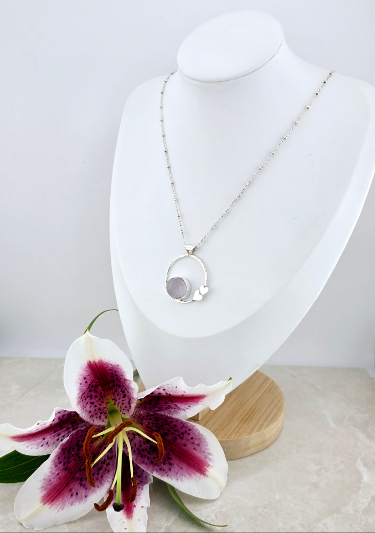Blush Moon Necklace