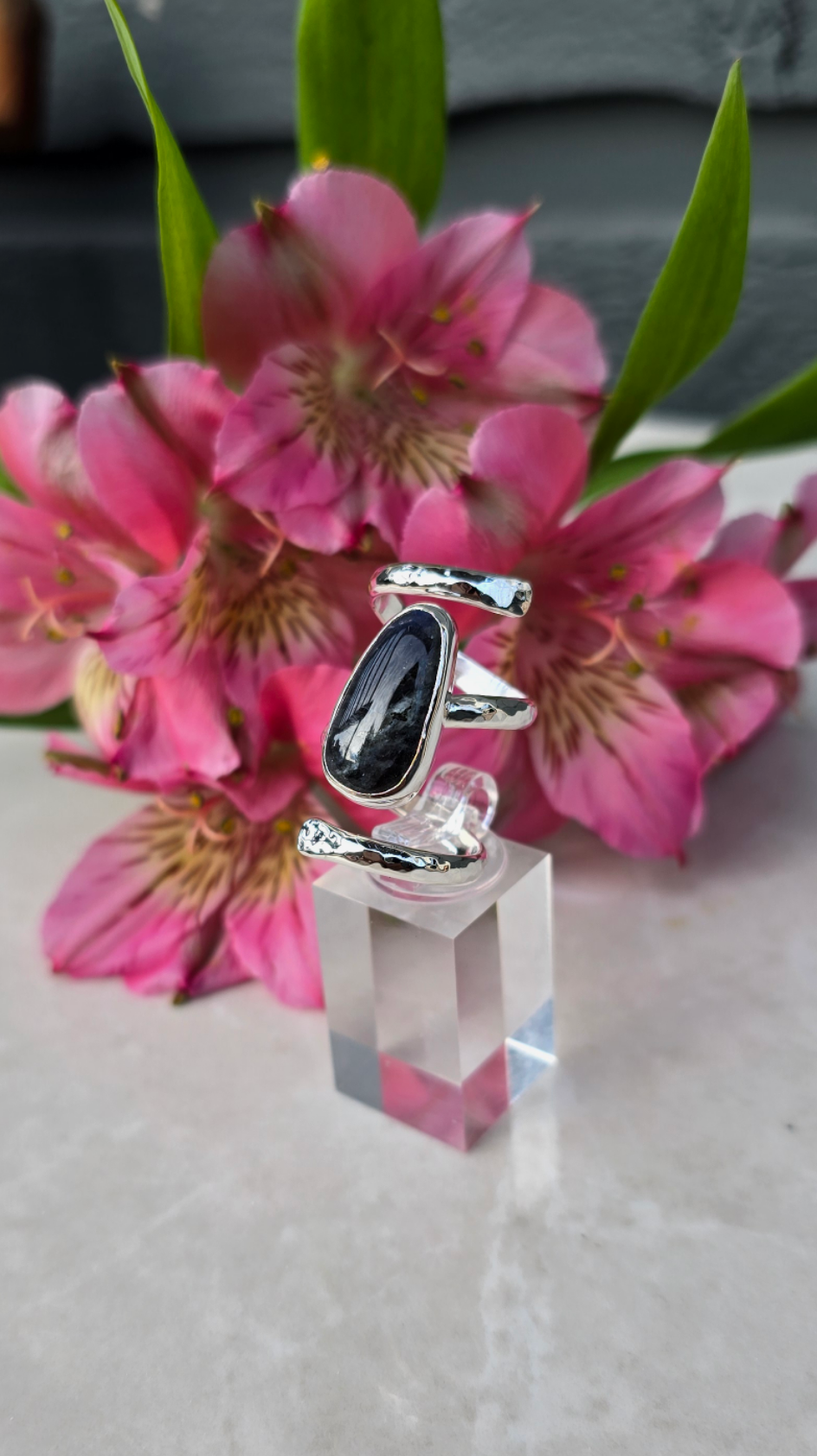 Elara Labradorite Ring
