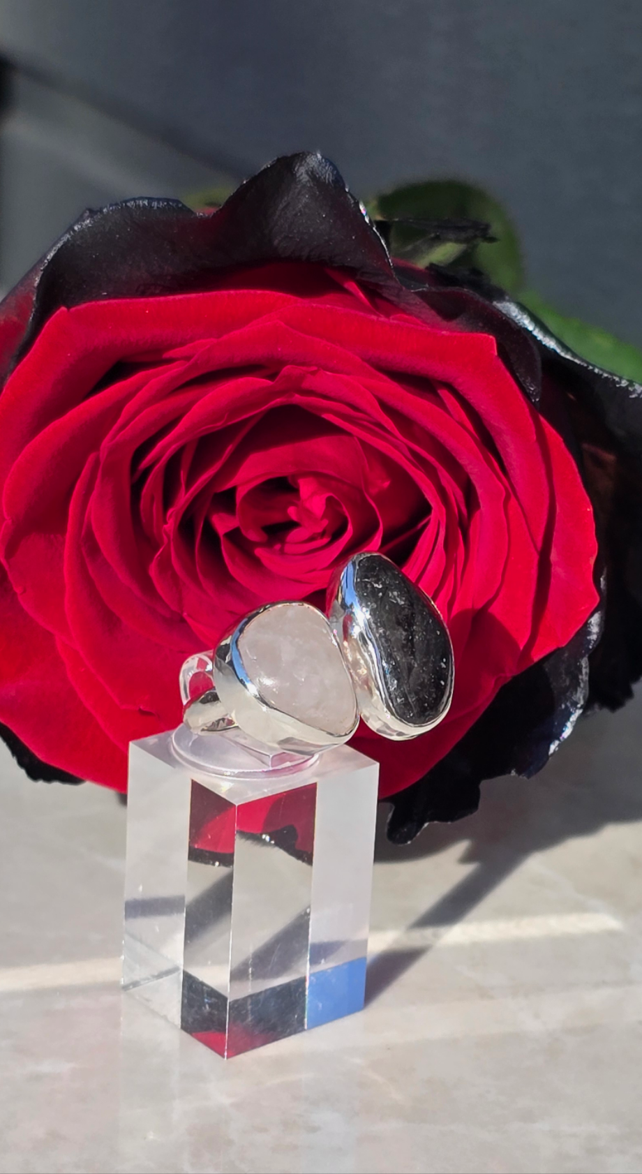 Midnight Rose Ring