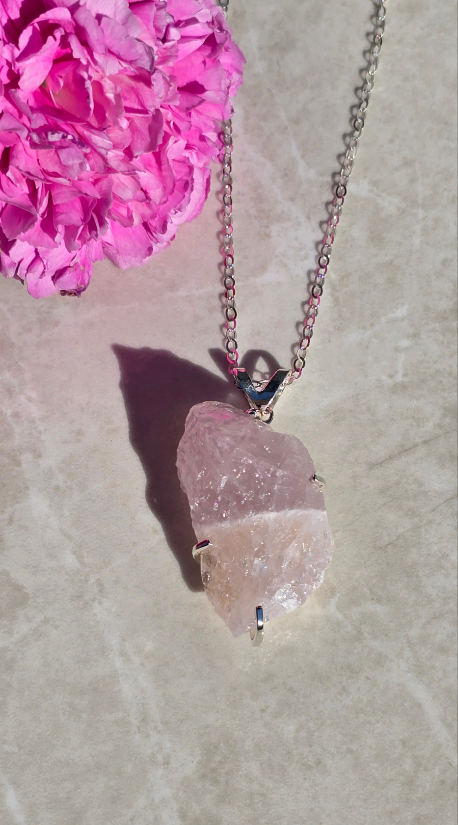 Petal Frost Necklace