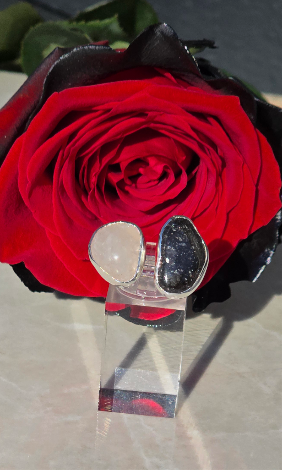 Midnight Rose Ring