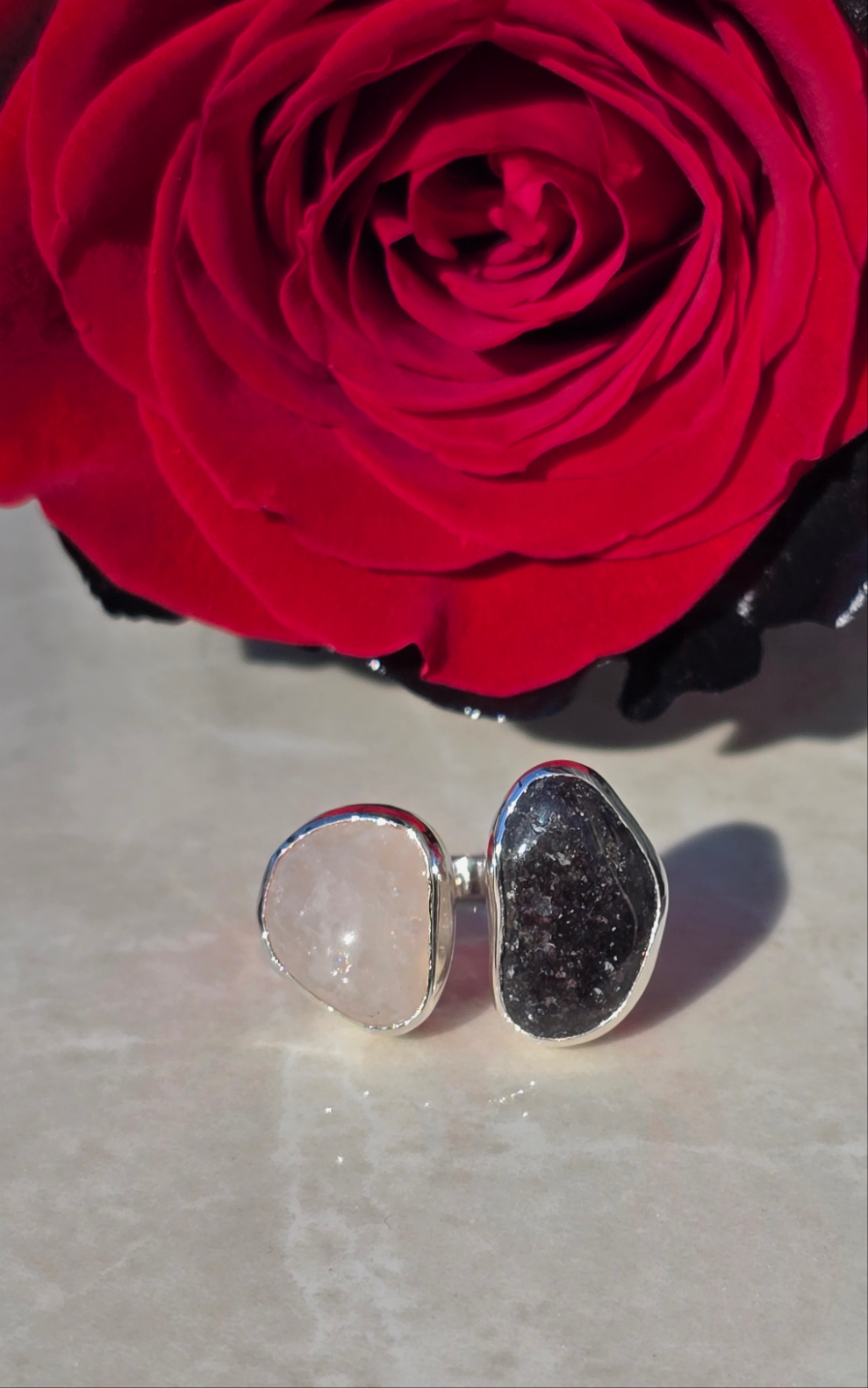 Midnight Rose Ring
