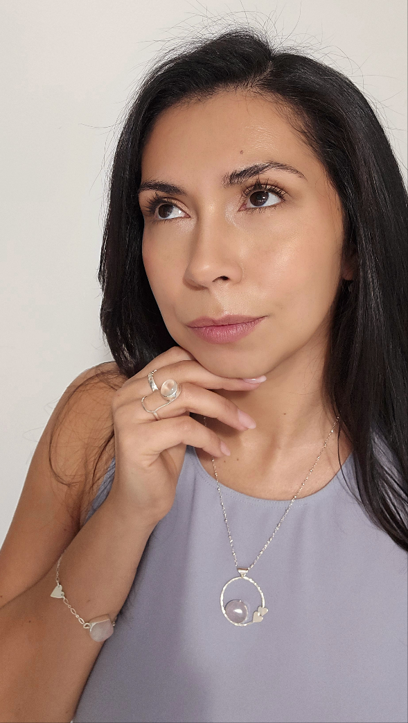 Blush Moon Necklace