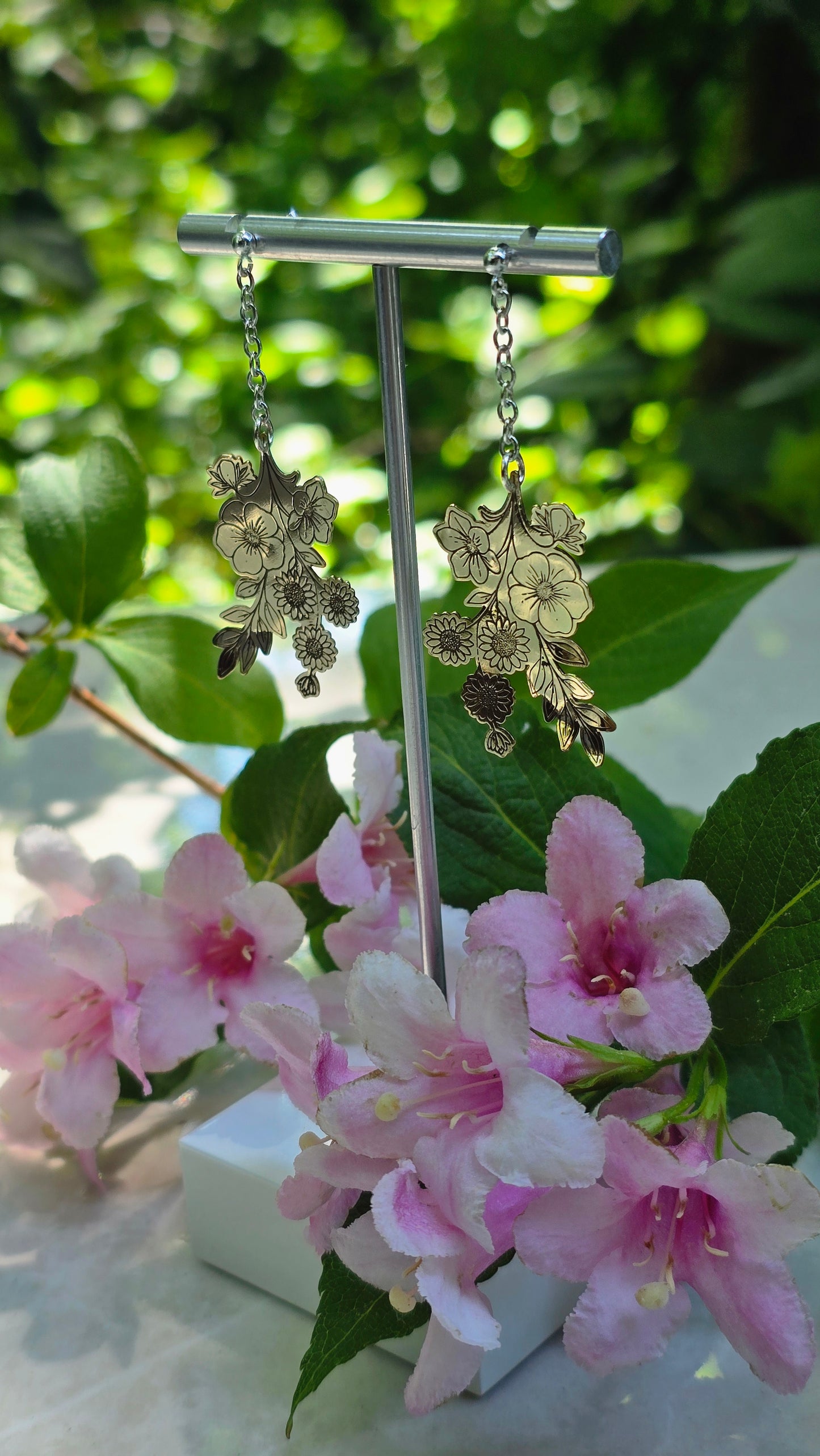 Wildflower Cascade Dangle Earrings