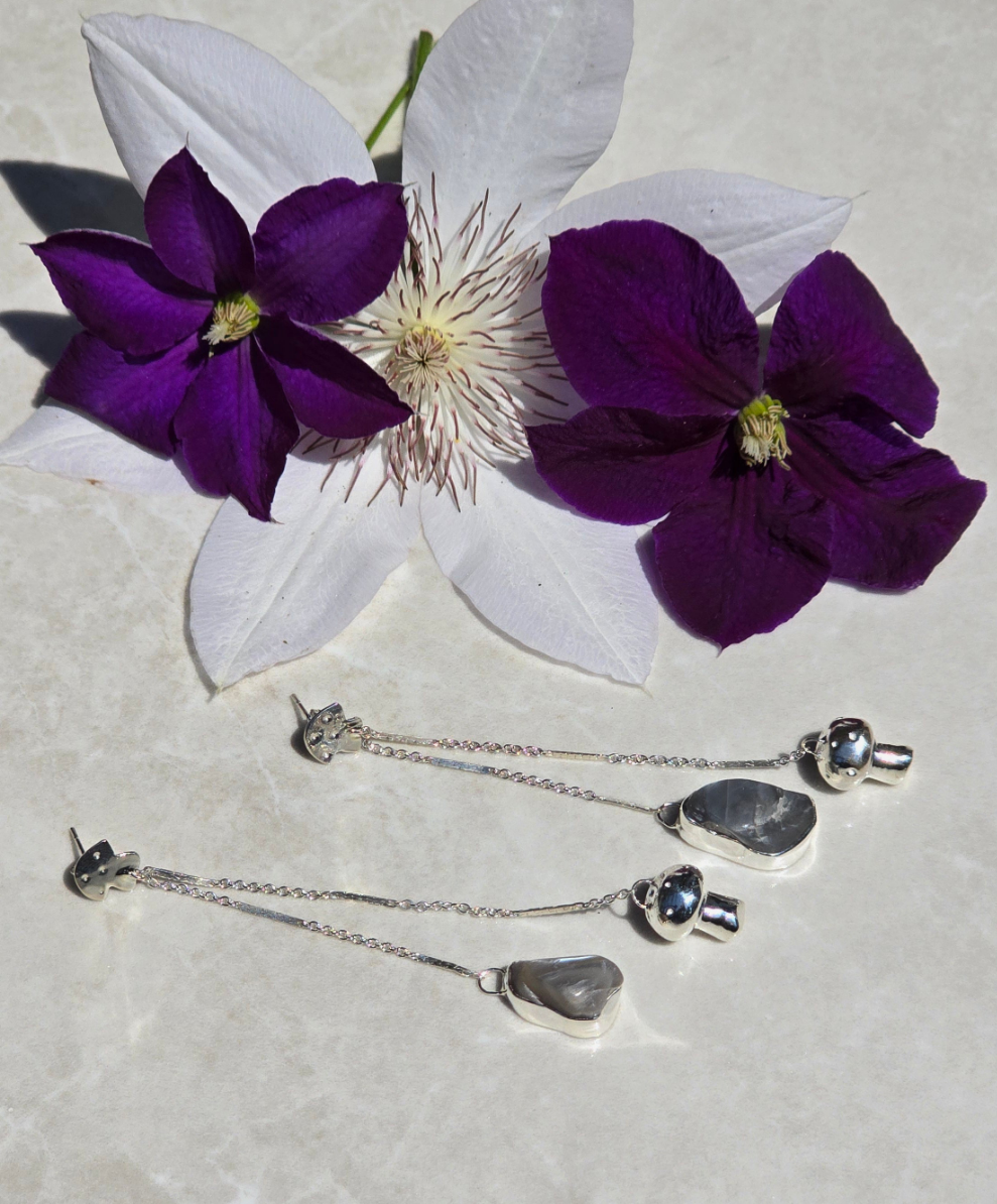Midnight Mycelia Earrings